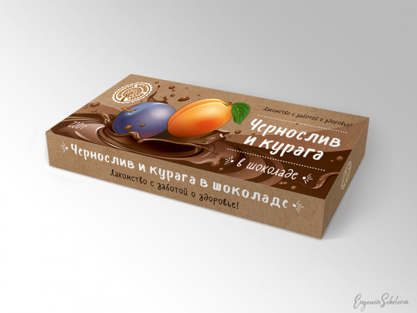 №2 Чернослив и курага в шоколаде, 220г в Усолье-сибирском