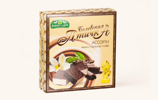 №2 Конфеты "Белевская птичка"  300г ассорти  в Усолье-сибирском