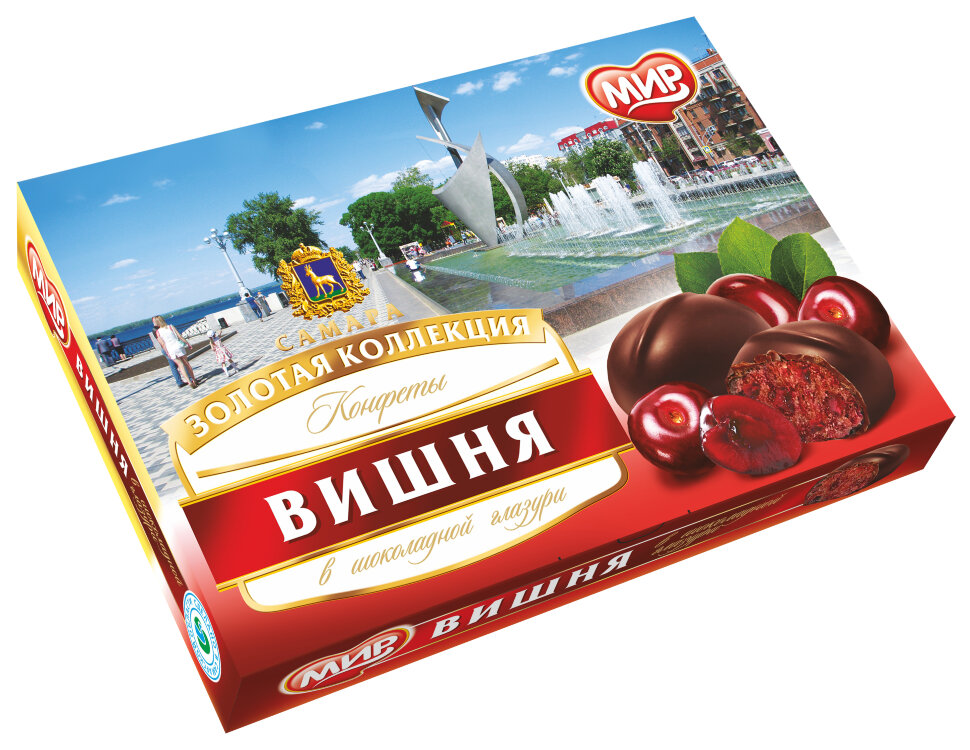  КФ МИР Вишня в шоколадной глазури 160г в Усолье-сибирском